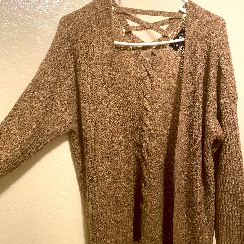 Khaki cardigan